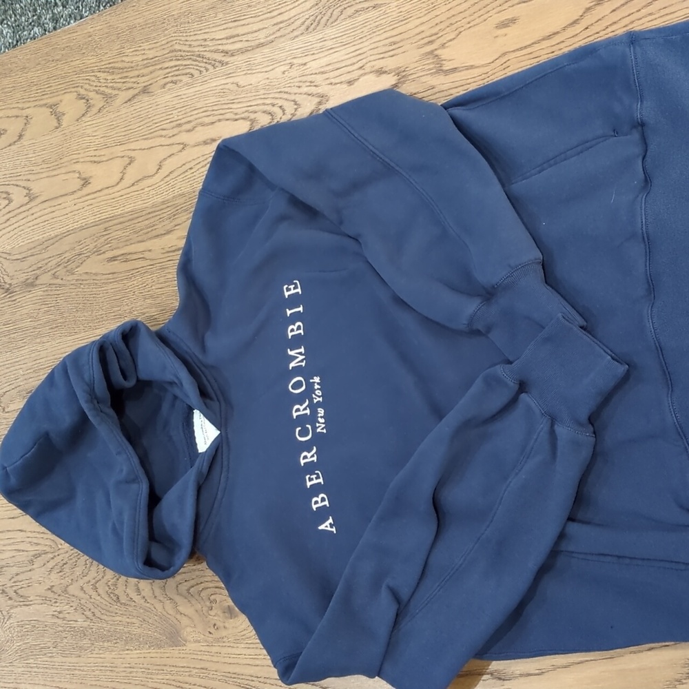 Abercrombie and Fitch navy blue hoodie. Soft A&F Collection. Barely worn